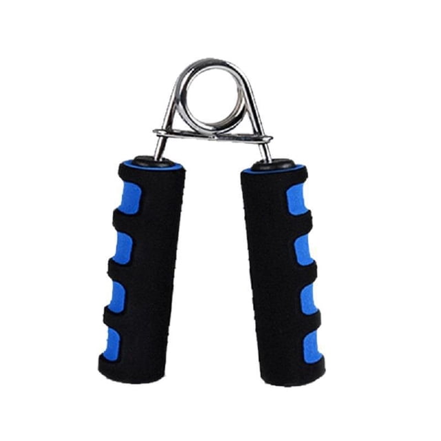Empuñaduras para entrenamiento de fuerza, pinzas de entrenamiento de mano de espuma suave, ejercitador de agarre de mano fortalecido, paquete de 2