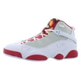 thumbnail image 5 of Nike Jordan 6 Rings V2 Mens Shoes Size 10, Color: White/Black/Silver, 5 of 5
