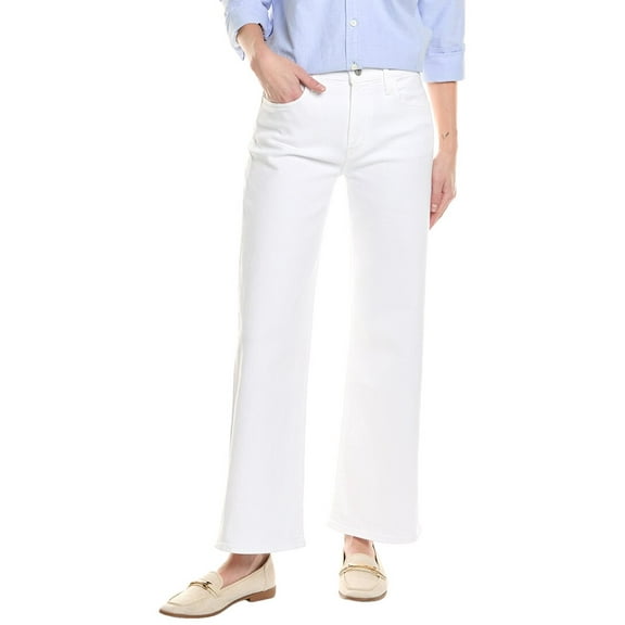 HUDSON Jeans womens  Rosalie White High-Rise Wide Leg Jean, 23, White