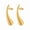 Gold, variant on Teardrop Drop Earrings for Women Gold Stainless Steel  Studs Ginger Lyne Collection