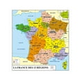 thumbnail image 1 of WCIC 90*90cm French Administrative Map French Series Backdrop Props Wall Home Hanging Decoration, 1 of 6