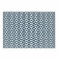 thumbnail image 1 of Ikat Cutting Board, Eastern Ornament in Blue Exotic Art Elements Curves Simple Design Print, Decorative Tempered Glass Cutting and Serving Board, Small Size, Royal Blue and White, by Ambesonne, 1 of 1