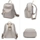 thumbnail image 5 of 2024 nueva mochila escolar para computadora portátil, simple, liviana, de tela Oxford de nailon, mochilas antirrobo, 5 of 5