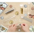 thumbnail image 5 of 10 Pieces Half Dollar Coin Tubes,Bexikou Coin Storage Tube for Half Dollars,Round Clear Coin Tubes,Plastic Coin Container with Screw on Lid, 5 of 5