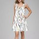thumbnail image 4 of Camisón de poliéster para mujer, vestido de tirantes con cuello en V y botones para vacaciones de primavera y verano., 4 of 8
