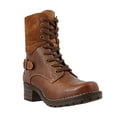thumbnail image 1 of B91xZ Bottines pour Femmes Mode à Enfiler Élastiques à Talon Compensé, Café 7.5, 1 of 3