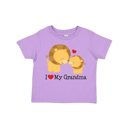 

Inktastic I Love My Grandma Gift Toddler Boy or Toddler Girl T-Shirt