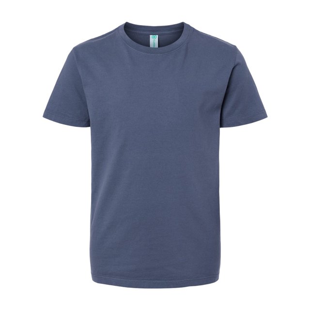 SoftShirts T-Shirt Organique pour Jeunes, TG, Marine