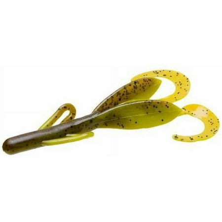 Zoom 022257-SP Brush Hog Creature Bait 6 8 Per Pack Bullfrog