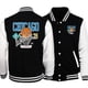 thumbnail image 1 of Ropa con letras Retro para hombre, uniforme de béisbol suelto, chaqueta de viaje de motorista al aire libre, moda de Los Ángeles, California, EE. UU., ciudad, 1 of 4