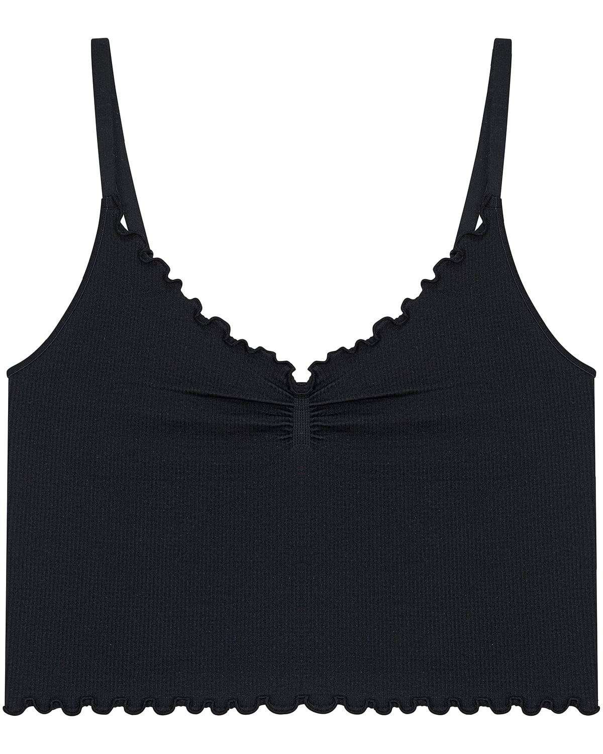 No Boundaries Women's Ruffle Cami, Size XS-3XL