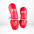 thumbnail image 1 of Espinilleras Para Taekwondo Con Empeine Seyer Talla Chica Rojo, 1 of 2