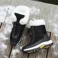 thumbnail image 2 of LASUDRAA Womens Waterproof Winter Snow Boots Warm Shoes Furry Mid-Calf Walking Shoes, 2 of 8