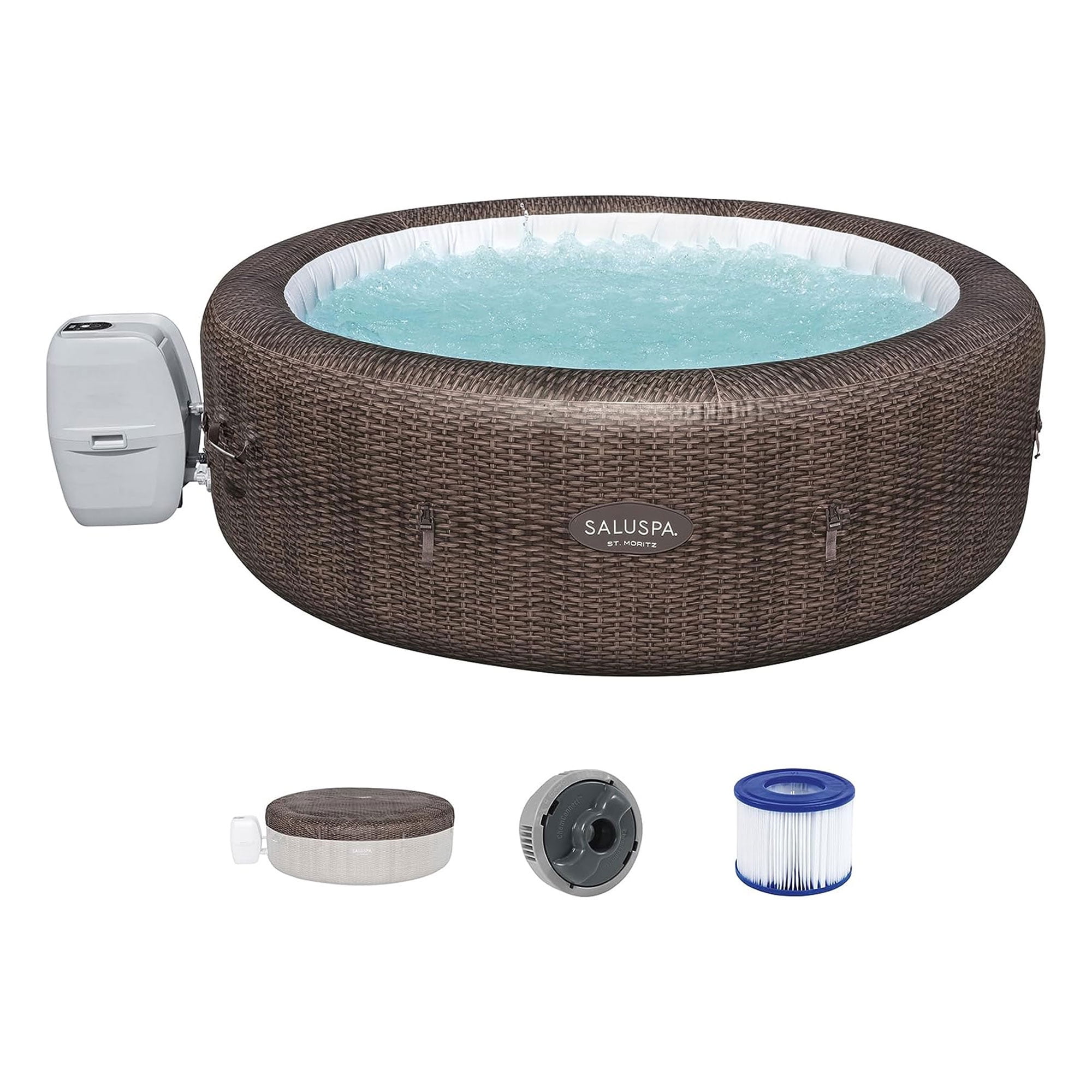 Bestway SaluSpa St Moritz Hot Tub + Bestway SaluSpa Underwater Pool