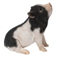 thumbnail image 3 of Figurine Hi-Line Gift Ltd con forma de cerdo sentado, negro y blanco, 3 of 6
