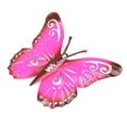 thumbnail image 3 of Colorful 3D Metal Butterfly Yard Decor Hollow Out Butterfly Garden Large Decorative Wall Art Fence S, 3 of 5
