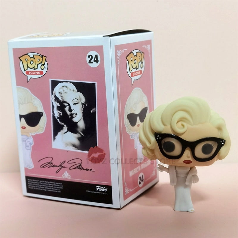 Taozhi Funko Pop Icons Marilyn Monroe Sunglasses 24 Vinyl Action Figure Dolls Toys Collection Gifts With Retail Box