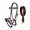 Brown/Turquoise, variant on Horse Western Leather Bitless Sidepull Bridle Split Reins 77RS25PR
