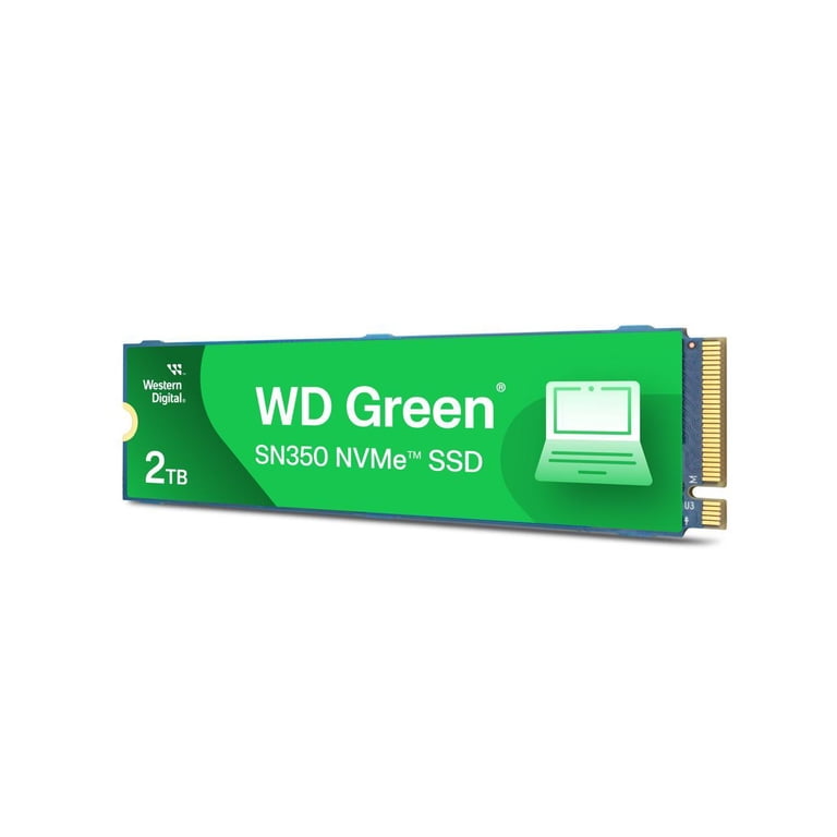 内蔵型SSD WD Green SN350 2TB NVMe SSD M.2 2280 Western Digital 2TB WD Green SN350 NVMe SSD, QLC Internal M.2 2280