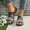 Dark Gray, variant on Women's Slide Sandals Color Block Three Strap Comfortable Open Toe Flat Casual 2026 Summer Slip On Fashion Shoes Watermelon Red 42(US-9)