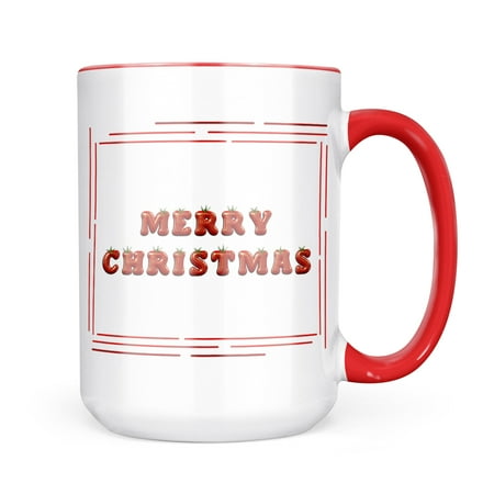 

Neonblond Merry Christmas Red Tomato Mug gift for Coffee Tea lovers