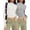 White+light Grey, variant on Womens 2 Packs Long Sleeve T-Shirts Mock Neck Turtleneck Slim Fitted Basic Crop Tops