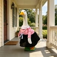 thumbnail image 3 of Porch Goose Outfits, Summer Goose Clothes Hawaiian Goose Costume for 23'' Plastic Statue Lawn Porch Goose Clothes Decor, Summer Decoration for Home, 3 of 6