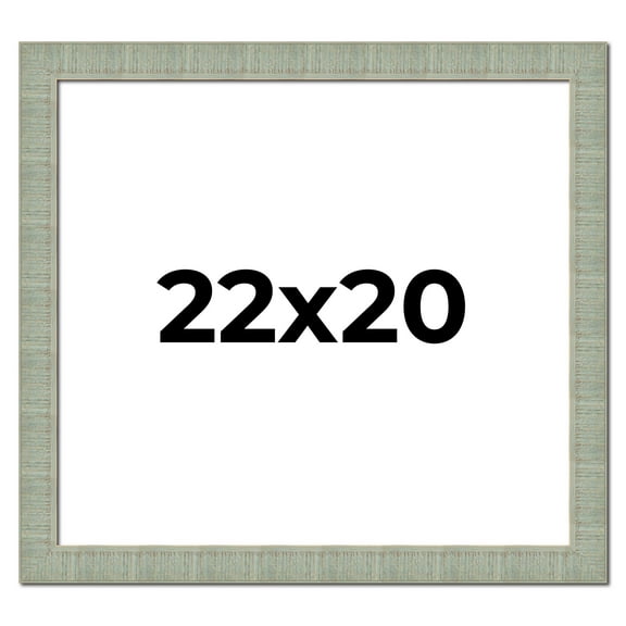22x20 Frame Green Desert Pear Solid Wood Picture Frame | 1.625 Inch Moulding Width | Interior Frame