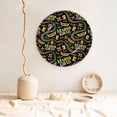 thumbnail image 5 of Wukai Mardi Gras3 Print Decorative Plate for Display,Bone China Decorative Plate, Ceramic Dinner Plate with Stand, Vertical Ceramic Plate-7in, 5 of 6