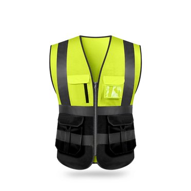 Teamsters Union Black Reflective Safety Vest – Hi-Vis, FREE Local Number Printing, Sizes M To 4XL