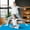 Blue, variant on Topcobe 6 x 2 FT Tri-Fold Gym Mat with Handles and Removable Zippered Cover, Easy to Clean Gym Mat, Gymnastics Equipment for Activity Play, Blue