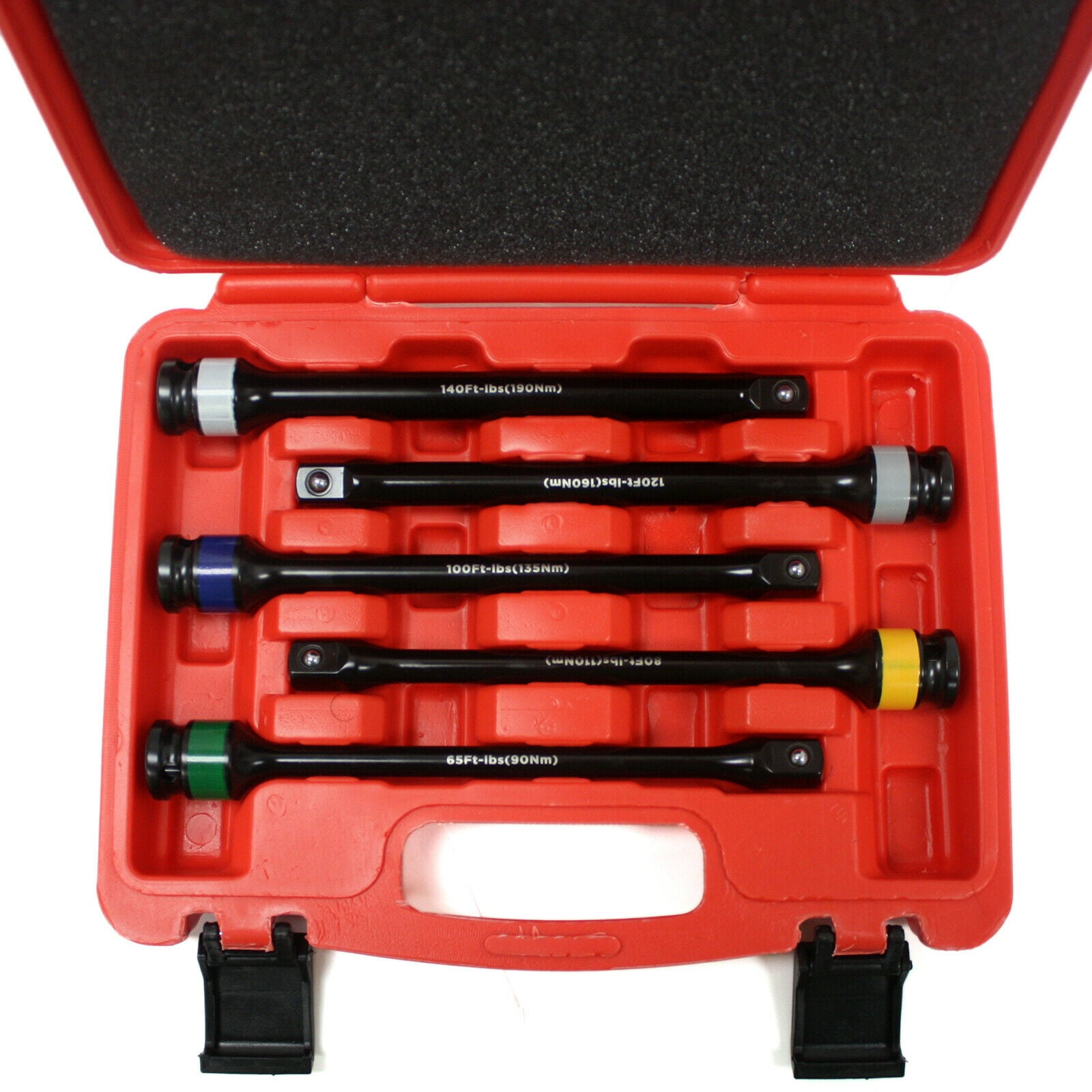 5pc Torque Extension bar set 1/2 inch Drive Code Auto Tool and