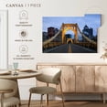 thumbnail image 5 of Elephant Stock Roberto Clemente Bridge Wall Art - Horizontal Canvas Wall Art - Living Room Wall Decor - Transportation Canvas - Gray And Orange Decor - 12" x 8", 5 of 8
