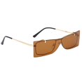thumbnail image 1 of de sol delgadas extra estrechas vintage para mujer abatibles para mujer marrón Hugo Las mujeres levantan las gafas de sol, 1 of 3