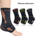 thumbnail image 4 of LJNYFDC Attelle de Cheville d'Exercice Compression Attelle de Cheville de Sport Support de Talon Rembourré en Silicone pour Protection de Cheville de Basketball et Football, 4 of 7