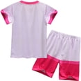 thumbnail image 2 of Rongking Princess Peach 2-Piece Pajamas Sets for Girls, Short Sleeve Suit, Size 3-9 Year, 2 of 7