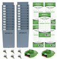 thumbnail image 3 of Kit de reloj checador uPunch HN3500 con 100 tarjetas y llaves, 3 of 7