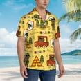 thumbnail image 5 of Easygdp Forest Guard Men's Hawaiian Shirts Print Lapel Short Sleeve for Beach, vacation, party, casual occasions - XX-Large, 5 of 9