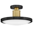 thumbnail image 6 of Hinkley Lighting 47593BK-LCB Kieran 15" Wide Led Semi-Flush Ceiling Fixture - Black /, 6 of 7