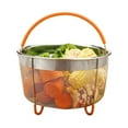 thumbnail image 3 of Stainless Steel Steamer Basket Set,Instant-Pot Accessories for Ninja Foodi Pressure Cooker & Multi, 3 of 5