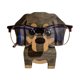 thumbnail image 2 of Fiudx Marco de Madera para Gafas de Mascota, Diseño de Animal Tallado a Mano, Estante Compacto, Idea de Regalo Creativa, Decoración para El Hogar, Oficina, San Valentín, Aniversario, Adorno Único, Ju, 2 of 3