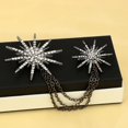 thumbnail image 3 of Collar Broche Cadena Metal Mujeres Regalo de Navidad Elegante Accesorio de moda Oro Jinwen Broche de cadena de la borla, 3 of 8