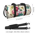 thumbnail image 4 of Fotbe Bird Butterfly Rose Pattern Foldable Sports Gym Bag with Wet Dry Pocket, Ultralight Travel Bag, Large Capacity Duffel Bag, Splash Proof Carry on Bag, Overnight Bag, Weekender Bag, 4 of 8