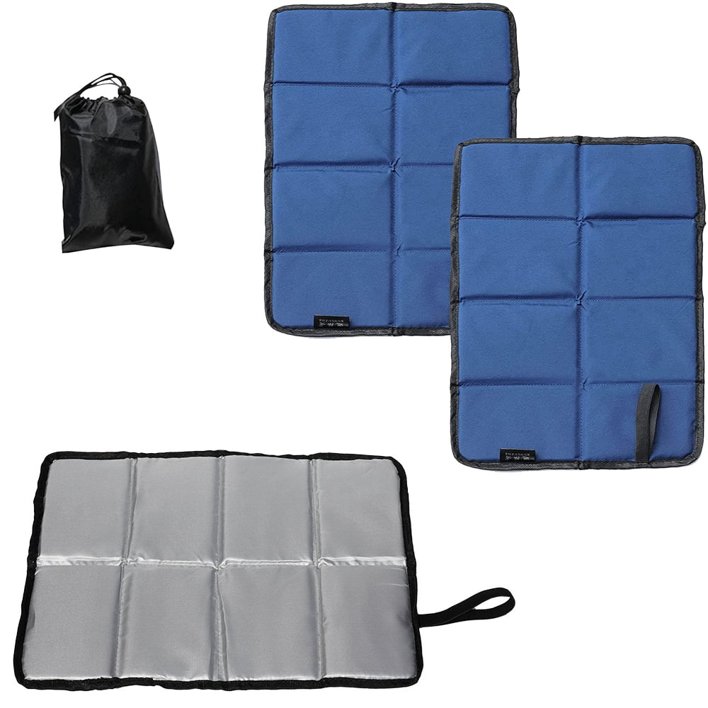 ATEPA【1-Pack & 2-Pack Self-Inflating Insulated Seat Cushion for Stadium,  Pressure Relief, Bleacher, Sports, Camping, Air Plane Ride, Travel, Lumbar  Support, with Carrying Bag, 5CM Thick