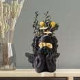 thumbnail image 1 of Hecha a Mano con Estatua de Ángel con Orificio de Drenaje, Jrón de Resina, Florero, pa El , Adorno de Escritorio, Manualidades Colco Maceta de estatua de ángel, 1 of 8
