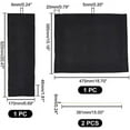 thumbnail image 3 of 1 Set Chair Replacement Canvas Black Casual Directors Chair Cover Kit Replacement Canvas Seat and Back with Wood Stick Easy to Clean for Director Makeup Chair 18.7x15.16/20.47x6.69 inch, 3 of 9