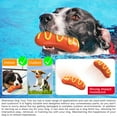 thumbnail image 3 of Pets Toys for Aggressive Chewers,Durable Indestructible Dog Chew Toys,Hot Dog Teeth Cleaning Toys for Small,Medium,Large Breed Dogs ,Hard Rubber Dog Toys, 3 of 9