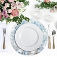 thumbnail image 4 of GZHJMY Christmas Candles Balls Placemats 6Pcs,Holidays PVC Weave Place Mats Table Mats Non-Slip Easy to Clean for Home Kitchen BBQ Party Table Decor,15.4", 4 of 6