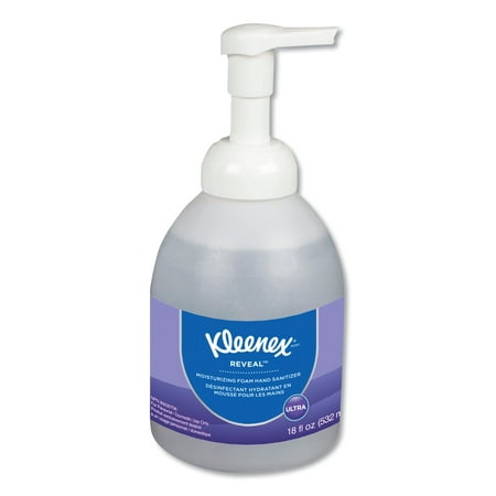 Kleenex Reveal Ultra Moisturizing Foam Hand sanitze  18oz Bottle  Clear -KCC45826EA