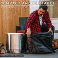 thumbnail image 3 of Solo Stove Bonfire Pi Fire | Pizza Oven Accessory for Bonfire Fire Pit, Incl. Carry Case & Cordierite Pizza Stone, Wood Burning Assembly, Stainless Steel, (H x Dia): 16.9 x 19.3 in, 19.6 lbs, 3 of 8
